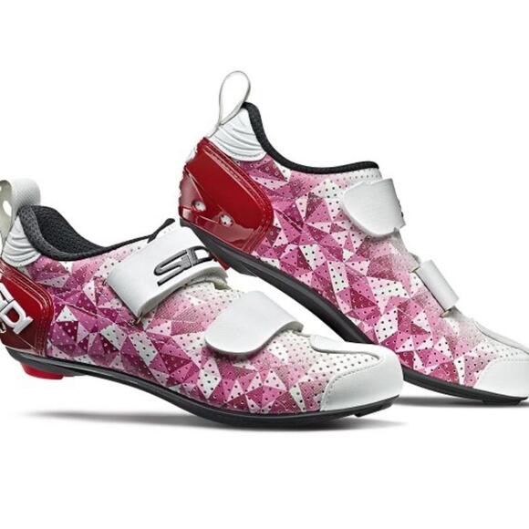 Sidi Shoes - Sidi T-5 Women’s AIR Triathlon Cycling Shoes White Size 39